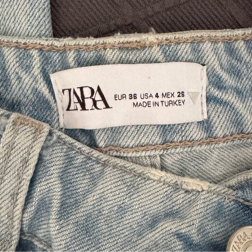 Zara Women’s Light Blue Straight Jeans, Women’s 4 - Picture 4 of 4